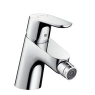 Hansgrohe Focus bidetkraan met afsluitbare afvoerplug push open chroom 31922000