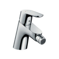 Hansgrohe Focus bidetkraan met trekstang-afvoergarnituur chroom 31920000