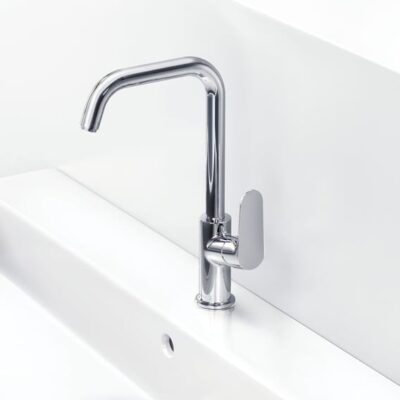 Hansgrohe Focus wastafelkraan 240 met EcoSmart met trekstang-afvoergarnituur chroom 31609000 5 Hansgrohe Focus wastafelkraan 240 met EcoSmart met trekstang-afvoergarnituur chroom 31609000 5