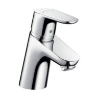 Hansgrohe Focus wastafelkraan 70 met trekstang-afvoergarnituur chroom 31132000