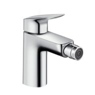 Hansgrohe Logis bidetkraan met trekstang-afvoergarnituur chroom 71200000