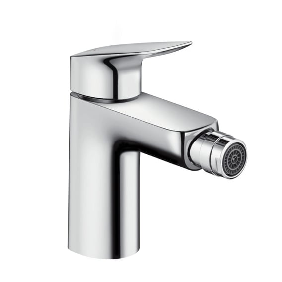 Hansgrohe Logis bidetkraan met trekstang-afvoergarnituur chroom 71200000 3 Hansgrohe Logis bidetkraan met trekstang-afvoergarnituur chroom 71200000 3