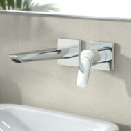 Hansgrohe Logis eengreeps inbouw wastafelmengkraan met EcoSmart met altijd open afvoer chroom 71256000 Hansgrohe Logis eengreeps inbouw wastafelmengkraan met EcoSmart met altijd open afvoer chroom 71256000
