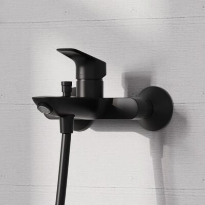 Hansgrohe Logis eengreeps opbouw badmengkraan 2 verbruikers mat-zwart 71400670 8