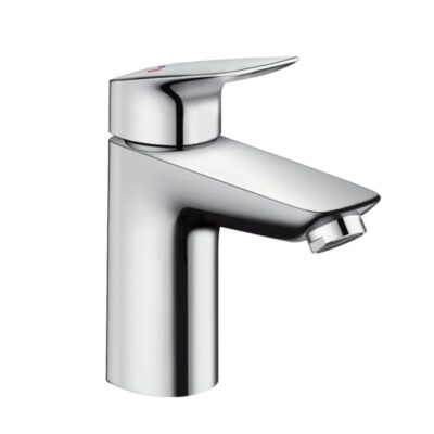 Hansgrohe Logis wastafelkraan 100 CoolStart met EcoSmart met trekstang-afvoergarnituur chroom 71102000 4 Hansgrohe Logis wastafelkraan 100 CoolStart met EcoSmart met trekstang-afvoergarnituur chroom 71102000 4