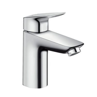 Hansgrohe Logis wastafelkraan 100 LowFlow met EcoSmart met trekstang-afvoergarnituur chroom 71104000 4 Hansgrohe Logis wastafelkraan 100 LowFlow met EcoSmart met trekstang-afvoergarnituur chroom 71104000 4