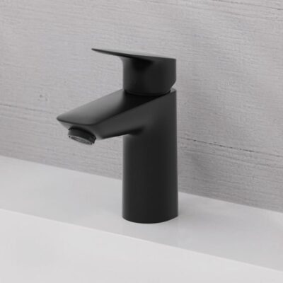 Hansgrohe Logis wastafelkraan 100 met EcoSmart mat-zwart 71101670 12 Hansgrohe Logis wastafelkraan 100 met EcoSmart mat-zwart 71101670 12