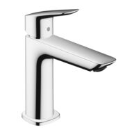 Hansgrohe Logis wastafelkraan 110 met EcoSmart met afsluitbare afvoerplug push open chroom 71252000 Hansgrohe Logis wastafelkraan 110 met EcoSmart met afsluitbare afvoerplug push open chroom 71252000