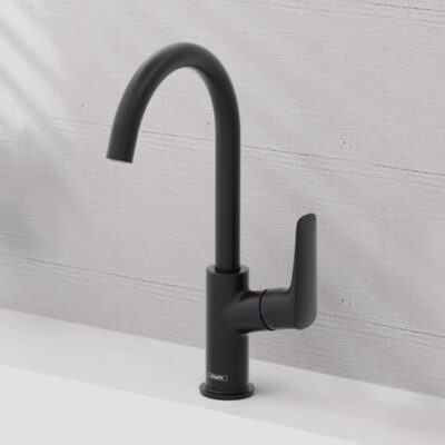 Hansgrohe Logis wastafelkraan 210 met EcoSmart mat-zwart 71131670 8