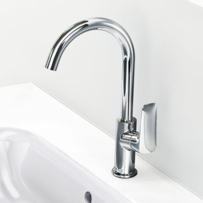 Hansgrohe Logis wastafelkraan 210 met EcoSmart met trekstang-afvoergarnituur chroom 71130000 5