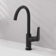 Hansgrohe Logis wastafelkraan 210 met EcoSmart met trekstang-afvoergarnituur mat-zwart 71130670 Hansgrohe Logis wastafelkraan 210 met EcoSmart met trekstang-afvoergarnituur mat-zwart 71130670