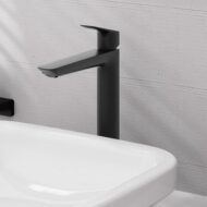 Hansgrohe Logis wastafelkraan 240 met verhoogde kraanlichaam met EcoSmart mat-zwart 71258670 Hansgrohe Logis wastafelkraan 240 met verhoogde kraanlichaam met EcoSmart mat-zwart 71258670