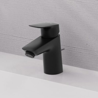 Hansgrohe Logis wastafelkraan 70 CoolStart met EcoSmart met trekstang-afvoergarnituur mat-zwart 71072670 4 Hansgrohe Logis wastafelkraan 70 CoolStart met EcoSmart met trekstang-afvoergarnituur mat-zwart 71072670 4