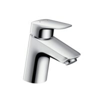 Hansgrohe Logis wastafelkraan 70 LowFlow met EcoSmart met trekstang-afvoergarnituur chroom 71078000