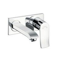 Hansgrohe Metris eengreeps inbouw wastafelmengkraan LowFlow met altijd open afvoer chroom 31251000 Hansgrohe Metris eengreeps inbouw wastafelmengkraan LowFlow met altijd open afvoer chroom 31251000