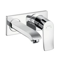 Hansgrohe Metris eengreeps inbouw wastafelmengkraan met EcoSmart met altijd open afvoer chroom 31085000 Hansgrohe Metris eengreeps inbouw wastafelmengkraan met EcoSmart met altijd open afvoer chroom 31085000