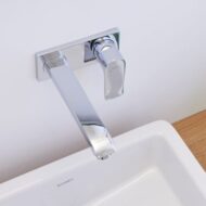 Hansgrohe Metris eengreeps inbouw wastafelmengkraan met EcoSmart met altijd open afvoer chroom 31086000 Hansgrohe Metris eengreeps inbouw wastafelmengkraan met EcoSmart met altijd open afvoer chroom 31086000