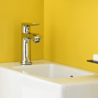 Hansgrohe Metris wastafelkraan 100 met trekstang-afvoergarnituur chroom 31088000 5