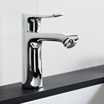 Hansgrohe Metris wastafelkraan 110 met EcoSmart met trekstang-afvoergarnituur chroom 31080000 7