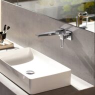 Hansgrohe Metropol eengreeps inbouw wastafelmengkraan met EcoSmart met altijd open afvoer chroom 74526000 Hansgrohe Metropol eengreeps inbouw wastafelmengkraan met EcoSmart met altijd open afvoer chroom 74526000