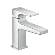 Hansgrohe Metropol wastafelkraan 100 met EcoSmart met afsluitbare afvoerplug push open chroom 32500000 Hansgrohe Metropol wastafelkraan 100 met EcoSmart met afsluitbare afvoerplug push open chroom 32500000