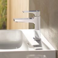 Hansgrohe Metropol wastafelkraan 100 met EcoSmart met afsluitbare afvoerplug push open chroom 32502000 Hansgrohe Metropol wastafelkraan 100 met EcoSmart met afsluitbare afvoerplug push open chroom 32502000