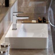 Hansgrohe Metropol wastafelkraan 110 met EcoSmart met afsluitbare afvoerplug push open chroom 32507000 Hansgrohe Metropol wastafelkraan 110 met EcoSmart met afsluitbare afvoerplug push open chroom 32507000
