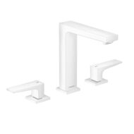 Hansgrohe Metropol wastafelkraan 160 met EcoSmart met afsluitbare afvoerplug push open mat-wit 32515700 Hansgrohe Metropol wastafelkraan 160 met EcoSmart met afsluitbare afvoerplug push open mat-wit 32515700