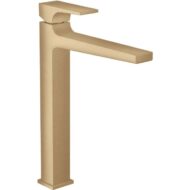 Hansgrohe Metropol wastafelkraan 260 met verhoogde kraanlichaam met EcoSmart met afsluitbare afvoerplug push open brons geborsteld 32512140 Hansgrohe Metropol wastafelkraan 260 met verhoogde kraanlichaam met EcoSmart met afsluitbare afvoerplug push open brons geborsteld 32512140
