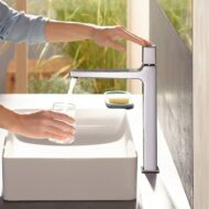 Hansgrohe Metropol wastafelkraan 260 met verhoogde kraanlichaam met EcoSmart met afsluitbare afvoerplug push open chroom 32572000 Hansgrohe Metropol wastafelkraan 260 met verhoogde kraanlichaam met EcoSmart met afsluitbare afvoerplug push open chroom 32572000