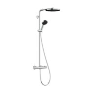 Hansgrohe Pulsify S Puro thermostatische opbouw regendoucheset met EcoSmart Ø260 mm chroom 24237000