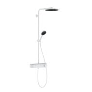 Hansgrohe Pulsify S thermostatische opbouw regendoucheset Ø260 mm mat-wit 24220700
