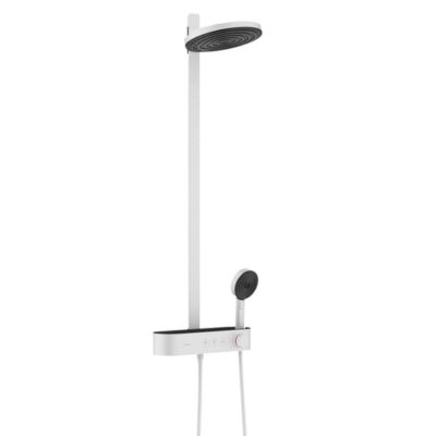 Hansgrohe Pulsify S thermostatische opbouw regendoucheset Ø260 mm mat-wit 24240700 9