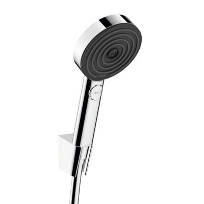 Hansgrohe Pulsify Select S handdoucheset zonder stang 3 straalsoorten chroom 24303000 4 Hansgrohe Pulsify Select S handdoucheset zonder stang 3 straalsoorten chroom 24303000 4