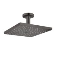 Hansgrohe Raindance E regendouchekopset 1 straalsoort 300 x 300 mm zwart chroom geborsteld 26250340 Hansgrohe Raindance E regendouchekopset 1 straalsoort 300 x 300 mm zwart chroom geborsteld 26250340
