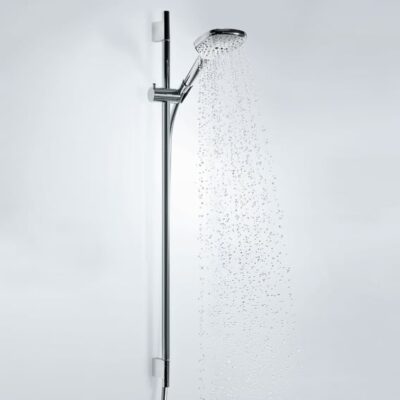 Hansgrohe Raindance Select E glijstangset met garnituur 3 straalsoorten 1008 mm chroom wit 26621400 10