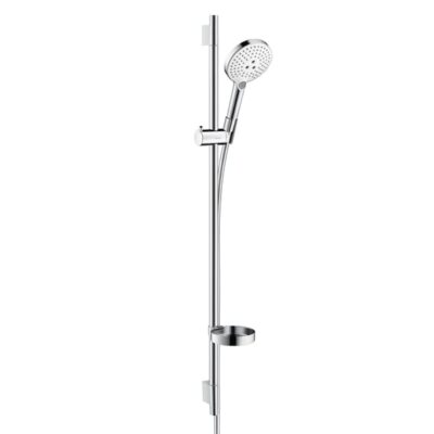 Hansgrohe Raindance Select S glijstangset met garnituur 3 straalsoorten 1008 mm chroom wit 26631400 5