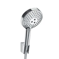 Hansgrohe Raindance Select S handdoucheset zonder stang 3 straalsoorten chroom 27668000 Hansgrohe Raindance Select S handdoucheset zonder stang 3 straalsoorten chroom 27668000