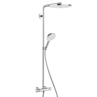 Hansgrohe Raindance Select S thermostatische opbouw regendoucheset Ø300 mm chroom wit 27133400