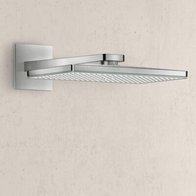 Hansgrohe Rainmaker Select regendouchekopset 1 straalsoort 466 x 270 mm chroom wit 24003400 6 Hansgrohe Rainmaker Select regendouchekopset 1 straalsoort 466 x 270 mm chroom wit 24003400 6
