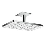 Hansgrohe Rainmaker Select regendouchekopset 1 straalsoort 466 x 270 mm chroom wit 24012400 Hansgrohe Rainmaker Select regendouchekopset 1 straalsoort 466 x 270 mm chroom wit 24012400