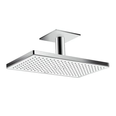 Hansgrohe Rainmaker Select regendouchekopset 1 straalsoort 466 x 270 mm chroom wit 24012400 4 Hansgrohe Rainmaker Select regendouchekopset 1 straalsoort 466 x 270 mm chroom wit 24012400 4