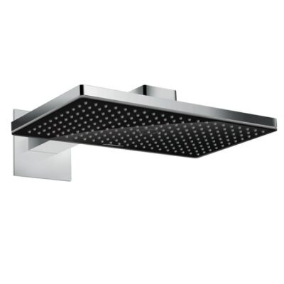 Hansgrohe Rainmaker Select regendouchekopset 1 straalsoort 466 x 270 mm zwart chroom 24003600 4 Hansgrohe Rainmaker Select regendouchekopset 1 straalsoort 466 x 270 mm zwart chroom 24003600 4