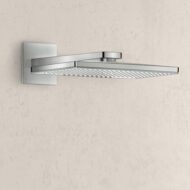 Hansgrohe Rainmaker Select regendouchekopset 2 straalsoorten 466 x 300 mm chroom wit 24005400 Hansgrohe Rainmaker Select regendouchekopset 2 straalsoorten 466 x 300 mm chroom wit 24005400