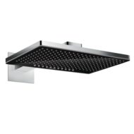 Hansgrohe Rainmaker Select regendouchekopset 2 straalsoorten 466 x 300 mm zwart chroom 24005600 Hansgrohe Rainmaker Select regendouchekopset 2 straalsoorten 466 x 300 mm zwart chroom 24005600