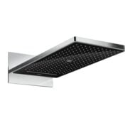 Hansgrohe Rainmaker Select regendouchekopset 3 straalsoorten 256 x 586 mm zwart chroom 24001600 9 Hansgrohe Rainmaker Select regendouchekopset 3 straalsoorten 256 x 586 mm zwart chroom 24001600 9