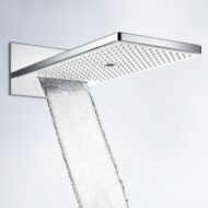 Hansgrohe Rainmaker Select regendouchekopset 3 straalsoorten 258 x 586 mm chroom wit 24011400 Hansgrohe Rainmaker Select regendouchekopset 3 straalsoorten 258 x 586 mm chroom wit 24011400