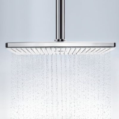 Hansgrohe Rainmaker Select regendouchekopset 3 straalsoorten 466 x 300 mm chroom wit 24006400 5 Hansgrohe Rainmaker Select regendouchekopset 3 straalsoorten 466 x 300 mm chroom wit 24006400 5