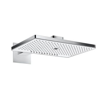Hansgrohe Rainmaker Select regendouchekopset 3 straalsoorten 466 x 300 mm chroom wit 24017400 6 Hansgrohe Rainmaker Select regendouchekopset 3 straalsoorten 466 x 300 mm chroom wit 24017400 6