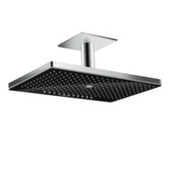 Hansgrohe Rainmaker Select regendouchekopset 3 straalsoorten 466 x 300 mm zwart chroom 24006600 Hansgrohe Rainmaker Select regendouchekopset 3 straalsoorten 466 x 300 mm zwart chroom 24006600